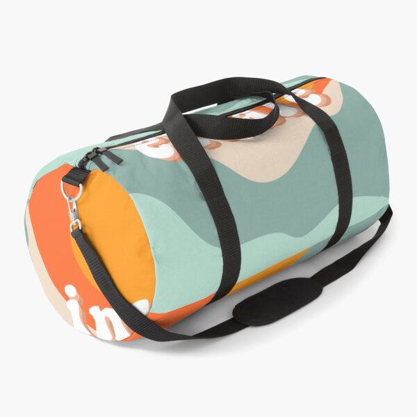Item preview, inhale exhale orange and blue print designed and sold by madebyshania.