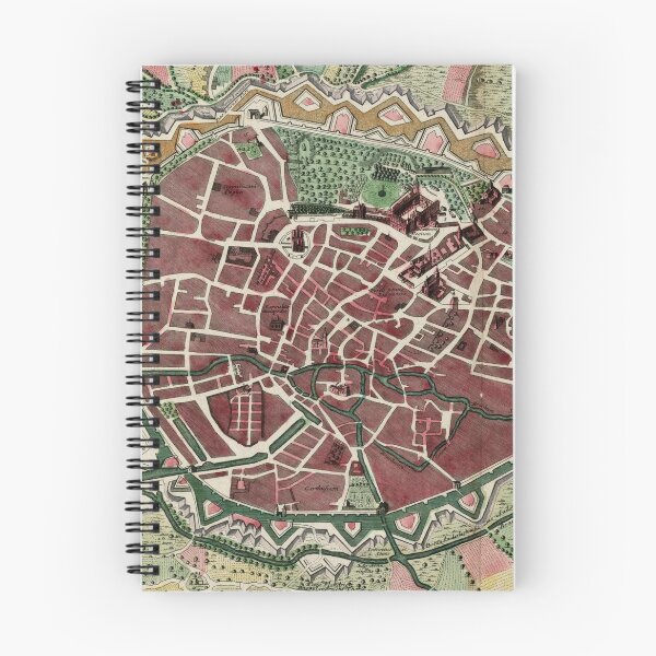 Item preview, Vintage Map of Brussels Belgium (1730) designed and sold by BravuraMedia.