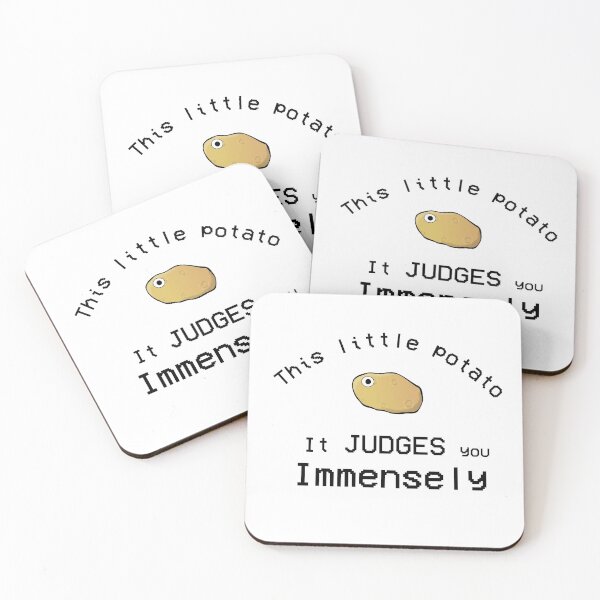 Item preview, This Little Potato It Judges You Immensely Funny tiny Potato shirt designed and sold by Sunmoony.