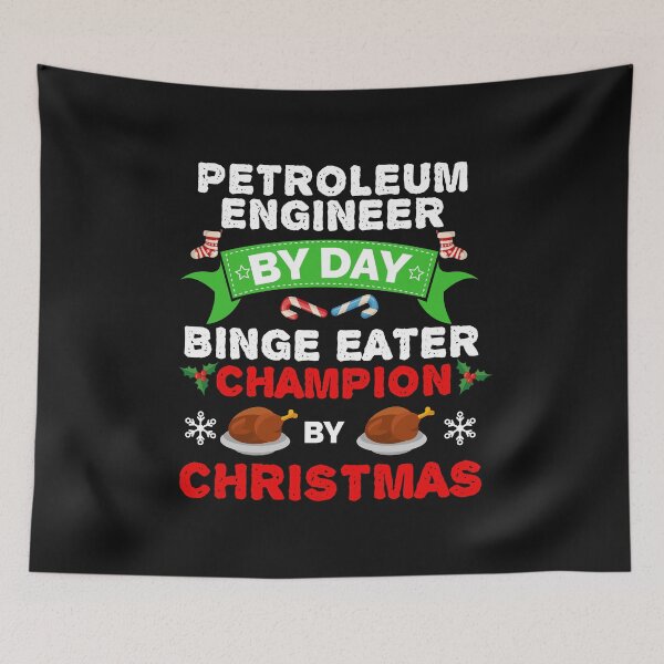 Item preview, Petroleum Engineer by day Binge Eater by Christmas Xmas designed and sold by losttribe.