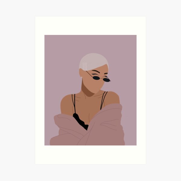 Ariana illustration Art Print