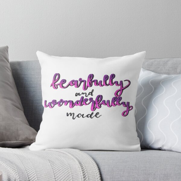 Item preview, Fearfully and Wonderfully Made Psalm 139:14 Bible Verse designed and sold by faithful-ink.