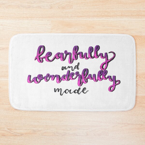Item preview, Fearfully and Wonderfully Made Psalm 139:14 Bible Verse designed and sold by faithful-ink.