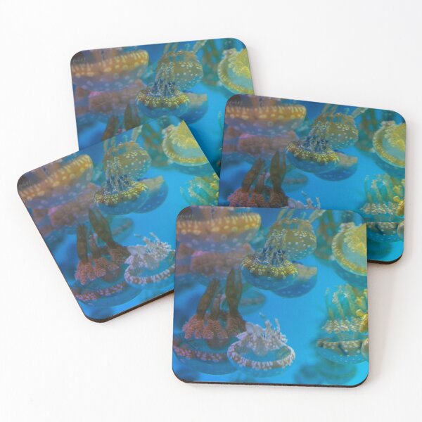 Item preview, Cute Underwater Blue Jellyfish designed and sold by aprilfrosbury.