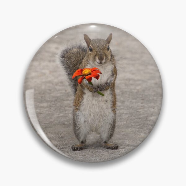 Item preview, Special For You, Squirrel With Flower designed and sold by Zina Stromberg.
