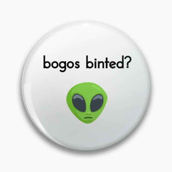 Item preview, bogos binted? (black) designed and sold by Caleb Smith, Illustrator.