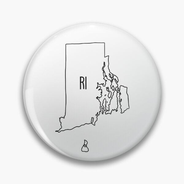 Artikelvorschau, Rhode Island Umriss entworfen und verkauft von mckinleyc.