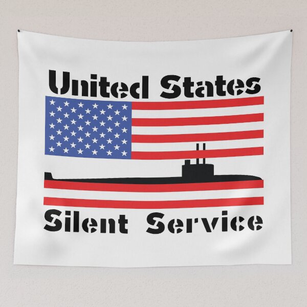 Item preview, United States Silent Service Submarine American Flag 2020B designed and sold by MadMando.
