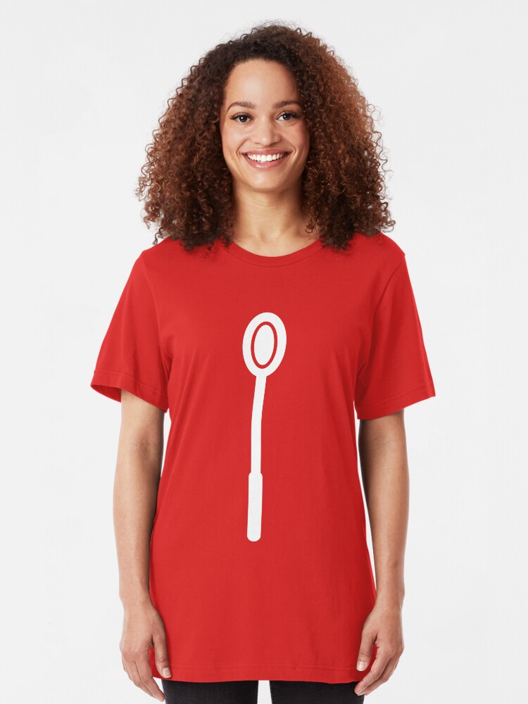 Alternate view of Big Spoon WHITE Slim Fit T-Shirt