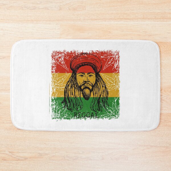 Item preview, Reggae Man With Long Rasta Hair In Red, Yellow, and Green Colors designed and sold by OfferHeat.