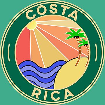 Artwork thumbnail, Costa Rica Beach Badge by JTatum95