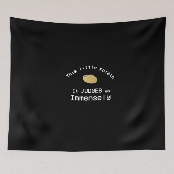 Item preview, This Little Potato It Judges You Immensely Funny tiny Potato shirt designed and sold by Sunmoony.