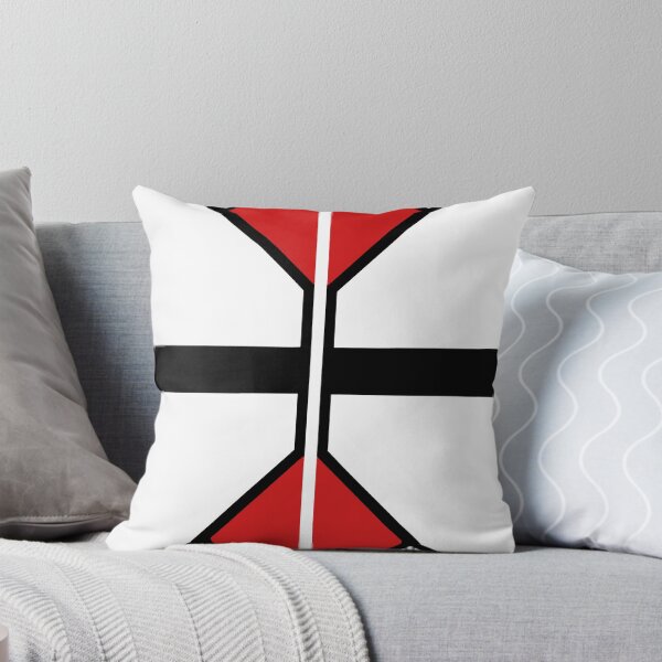 Item preview, abstract art black and red folding fan designed and sold by magarigaveras.