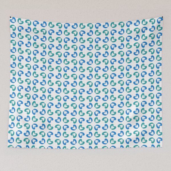 Item preview, Blue and green heart designed and sold by Abstractlara.