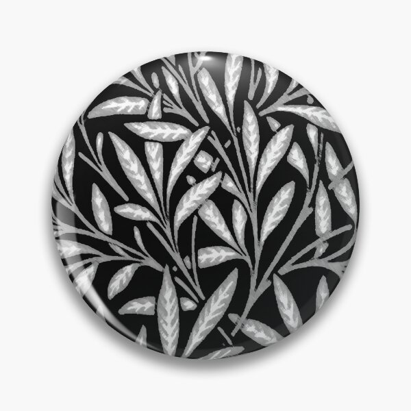 Item preview, William Morris Willow Pattern, Black and White    designed and sold by Marymarice.