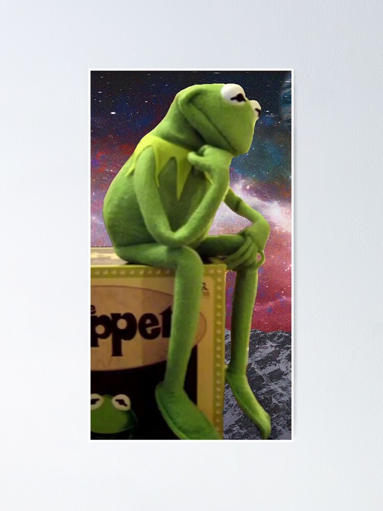 Kermit Verargert Meme Poster Von Zaynahl Redbubble