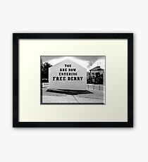 free derry wall Framed Print