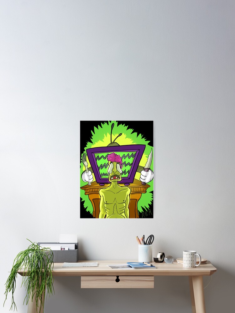 Thumbnail 2 of 3, Poster, Meltdown designed and sold by JemMetas.