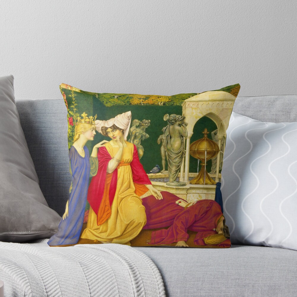 Item preview, Throw Pillow designed and sold by brushandframes.