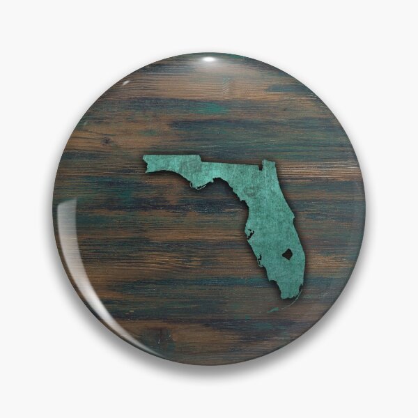 Item preview, Rustic Teal Florida Shape designed and sold by Jared Davies.