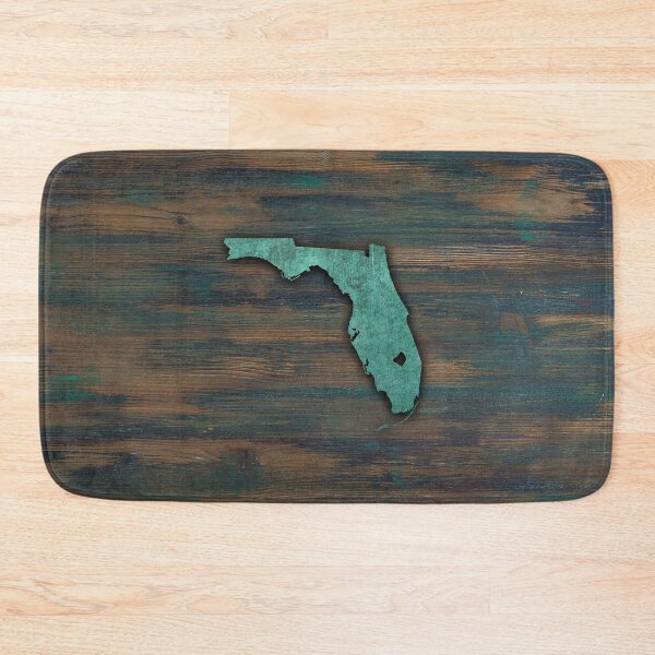Item preview, Rustic Teal Florida Shape designed and sold by Jared Davies.