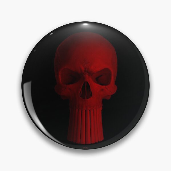 Item preview, skull red 1 with long teeth designed and sold by Radu-Gabriel.
