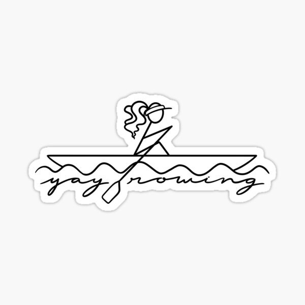 Item preview, YAY ROWING designed and sold by paigeelizaart.