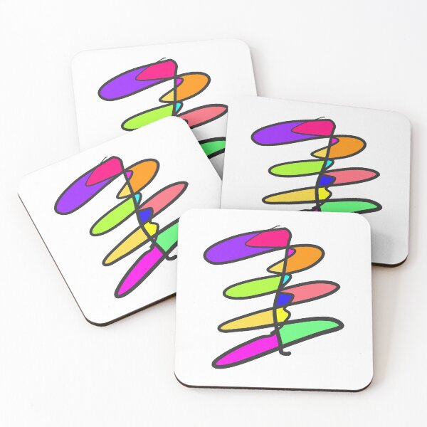 Item preview, multi-coloured squiggle designed and sold by afreyd.