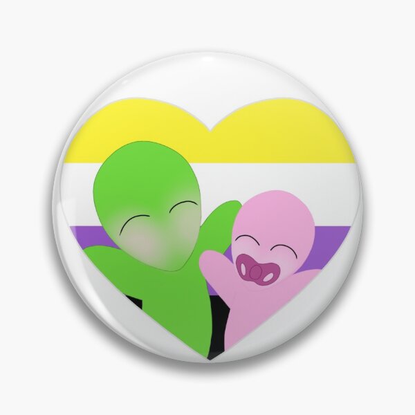 Item preview, Greenbean and Cherry pride stickers designed and sold by area51-mom.