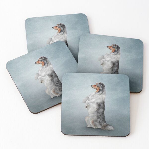 Item preview, Drawing Australian Shepherd dog designed and sold by bonidog.