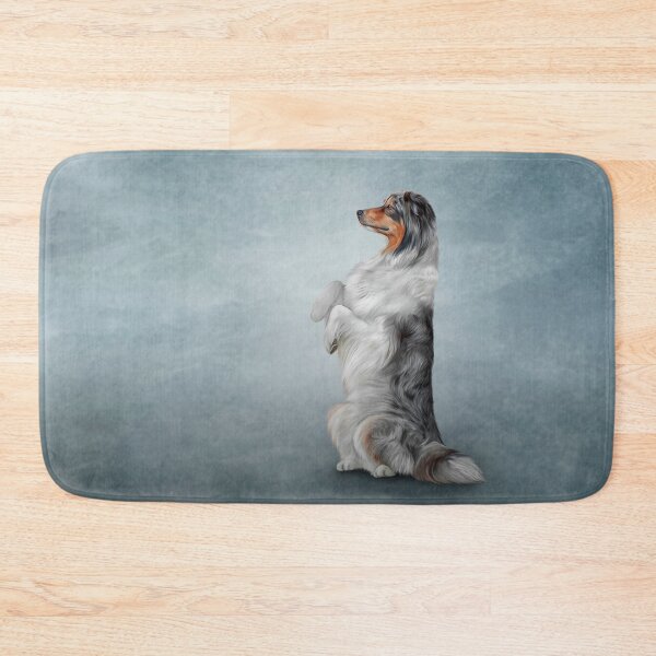 Item preview, Drawing Australian Shepherd dog designed and sold by bonidog.