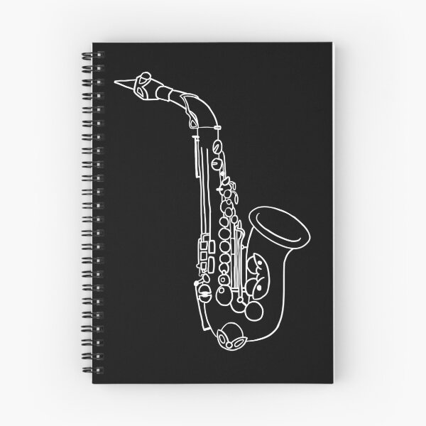 Item preview, Saxophone lines: dark version designed and sold by cu-b3.