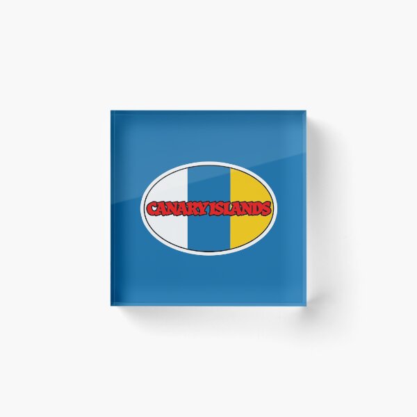 Item preview, Canary Islands State Flag Gifts, Stickers & Products (GF) designed and sold by mpodger.