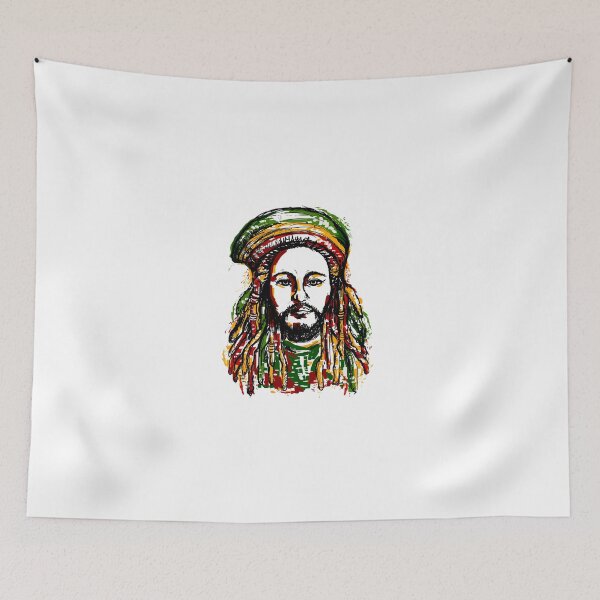 Item preview, Colorful Rasta Reggae Man With Beard And Dreads designed and sold by OfferHeat.