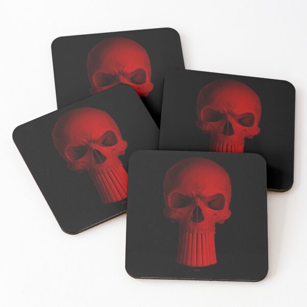 Item preview, skull red 2 with long teeth designed and sold by Radu-Gabriel.