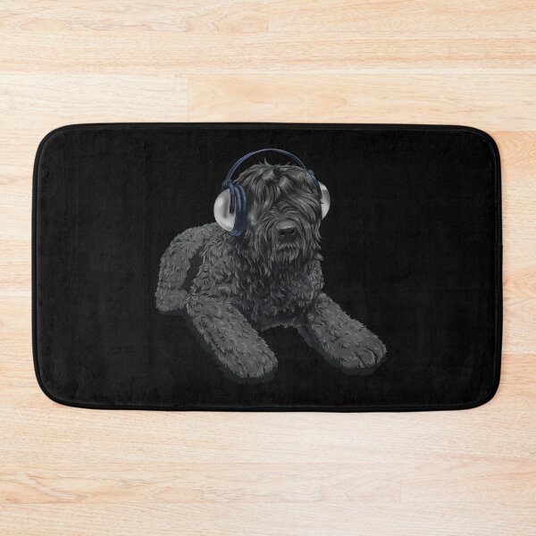 Item preview, Black Russian Terrier Dog headphones designed and sold by alwe-designs.