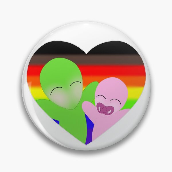 Item preview, Greenbean and Cherry pride stickers designed and sold by area51-mom.