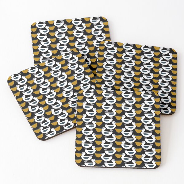 Item preview, Pelicans are fun - white birds on black designed and sold by susyrdesign.