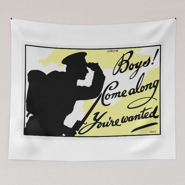 Item preview, Boys! Come Along You're Wanted -- British WWI designed and sold by warishellstore.
