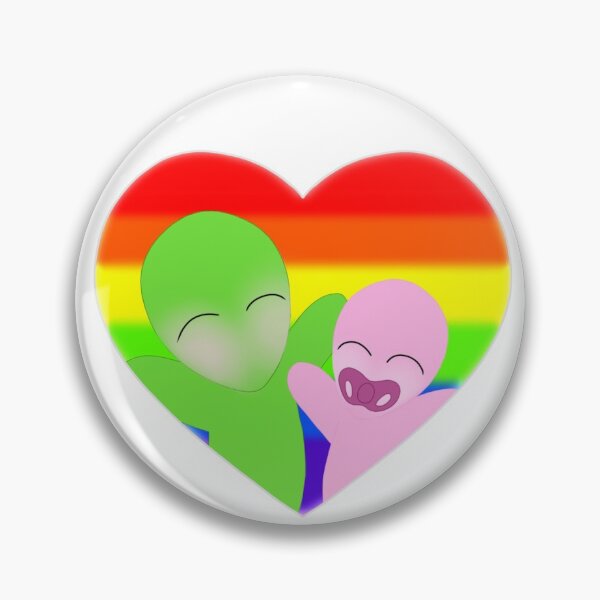 Item preview, Greenbean and Cherry pride stickers designed and sold by area51-mom.