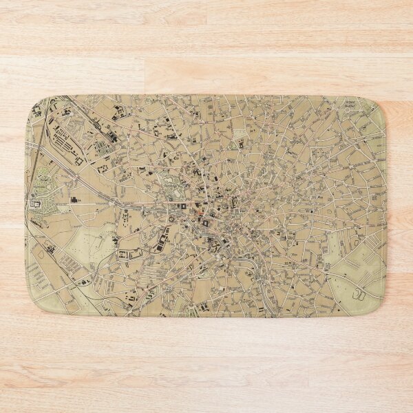 Item preview, Vintage Map of Bucharest Romania (1911) designed and sold by BravuraMedia.