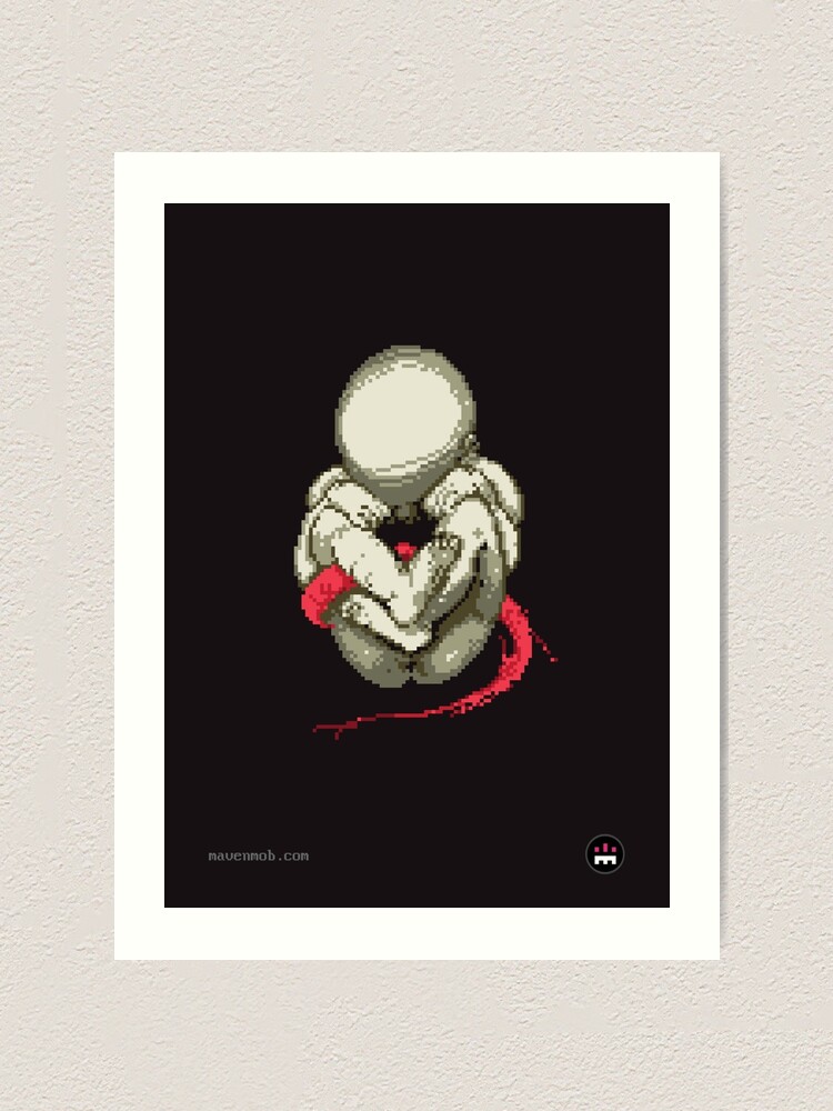 Alternate view of the digital womb Art Print