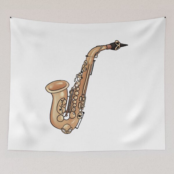 Item preview, Saxophone badge designed and sold by cu-b3.
