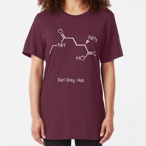 Tea. Earl Grey. Hot. Slim Fit T-Shirt