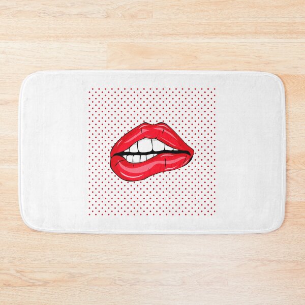 Item preview, Hot Red Lips With White Teeth Biting Bottom Lip designed and sold by OfferHeat.