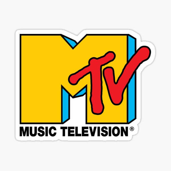 Logotipo de MTV Pegatina
