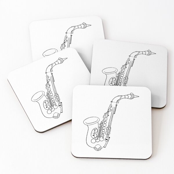 Item preview, Saxophone badge Line version designed and sold by cu-b3.