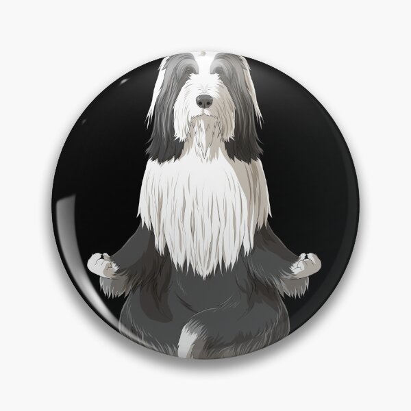 Item preview, Bearded Collie Dog meditate designed and sold by alwe-designs.