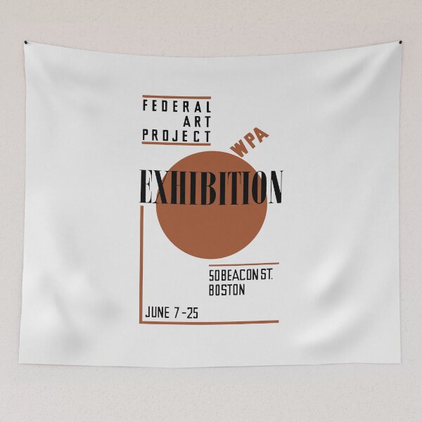 Item preview, Federal Art Project WPA Exhibition designed and sold by warishellstore.