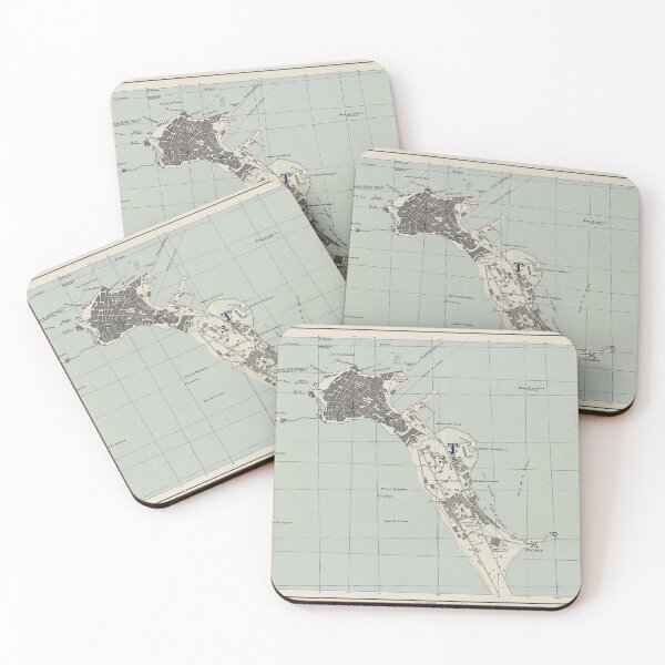 Item preview, Vintage Map of Cadiz Spain (1943) designed and sold by BravuraMedia.